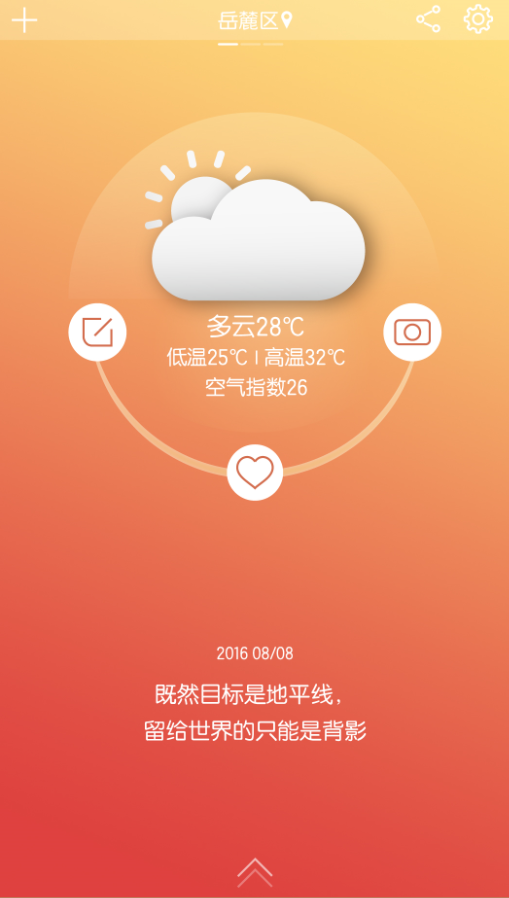 天气类app设计图0