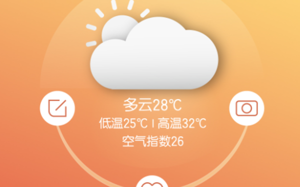 天气类app设计