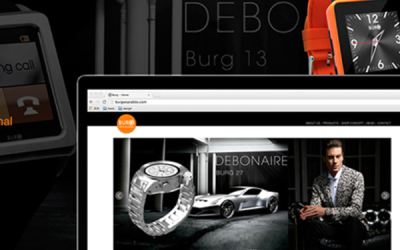 Burg智能手表網站設計