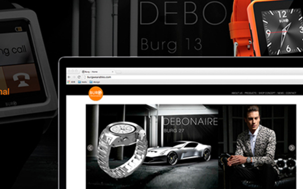 Burg智能手表网站设计