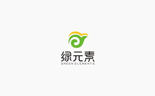 绿元素 农业种植业生态绿色天然有机企业logo设计