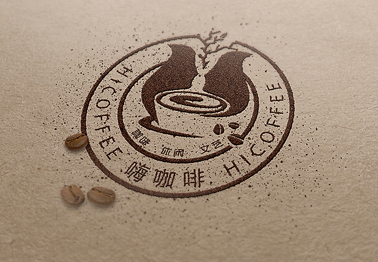 海咖啡标识设计提案图2