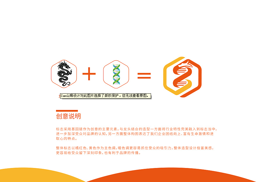 炎黄康健基因 品牌设计 VI 标志设计图3