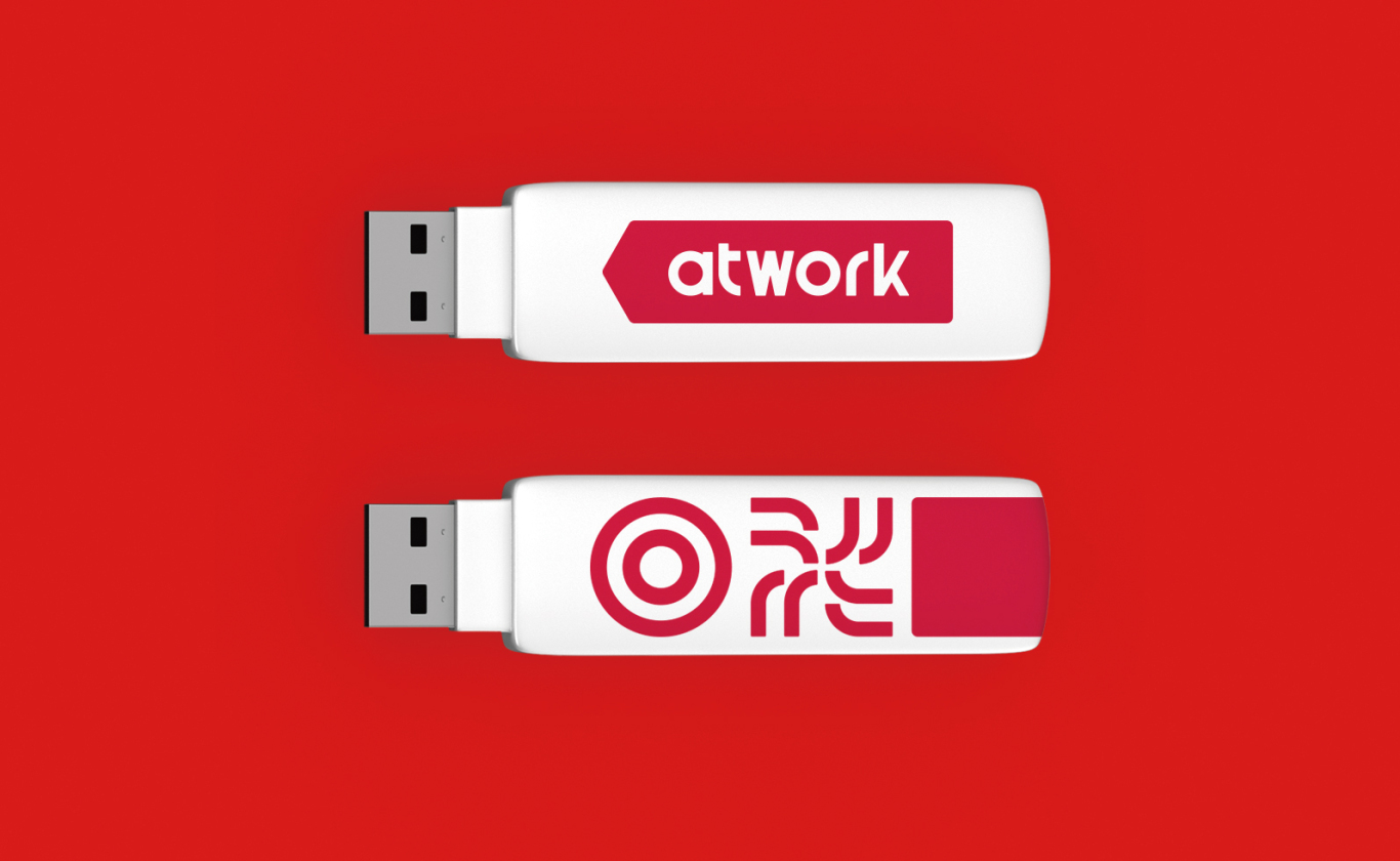 atwork 爱特众创 空间 品牌形象logo vi设计图9