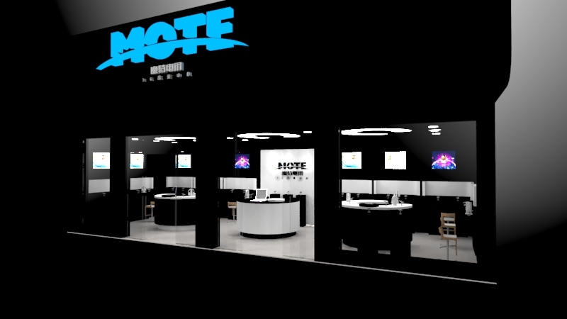 mote电讯手机连锁专卖店及其苹果代理店装修设计图5