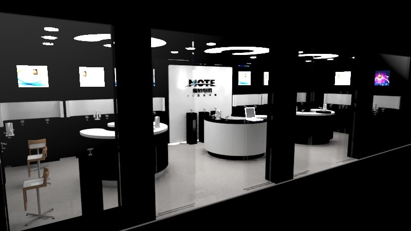 mote电讯手机连锁专卖店及其苹果代理店装修设计图4