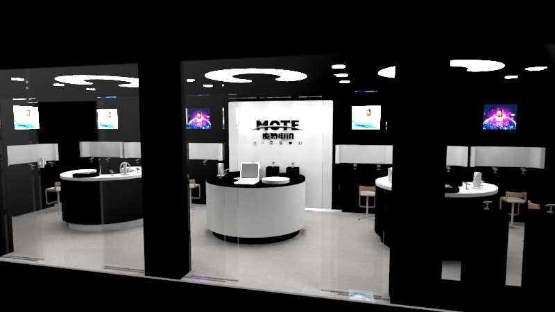 mote电讯手机连锁专卖店及其苹果代理店装修设计图3
