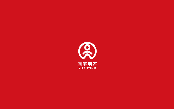 圓庭房產logo設計