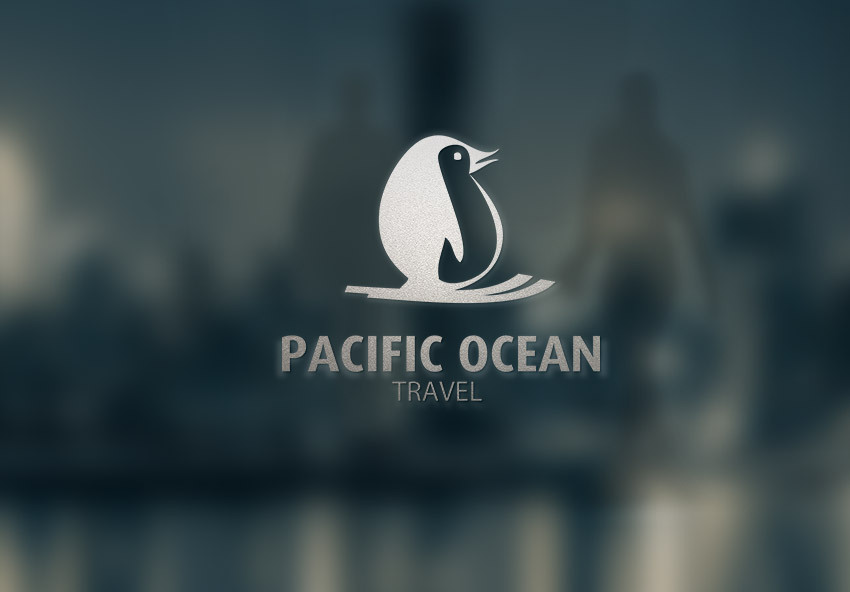 Pacific ocean 旅游公司logo设计图5