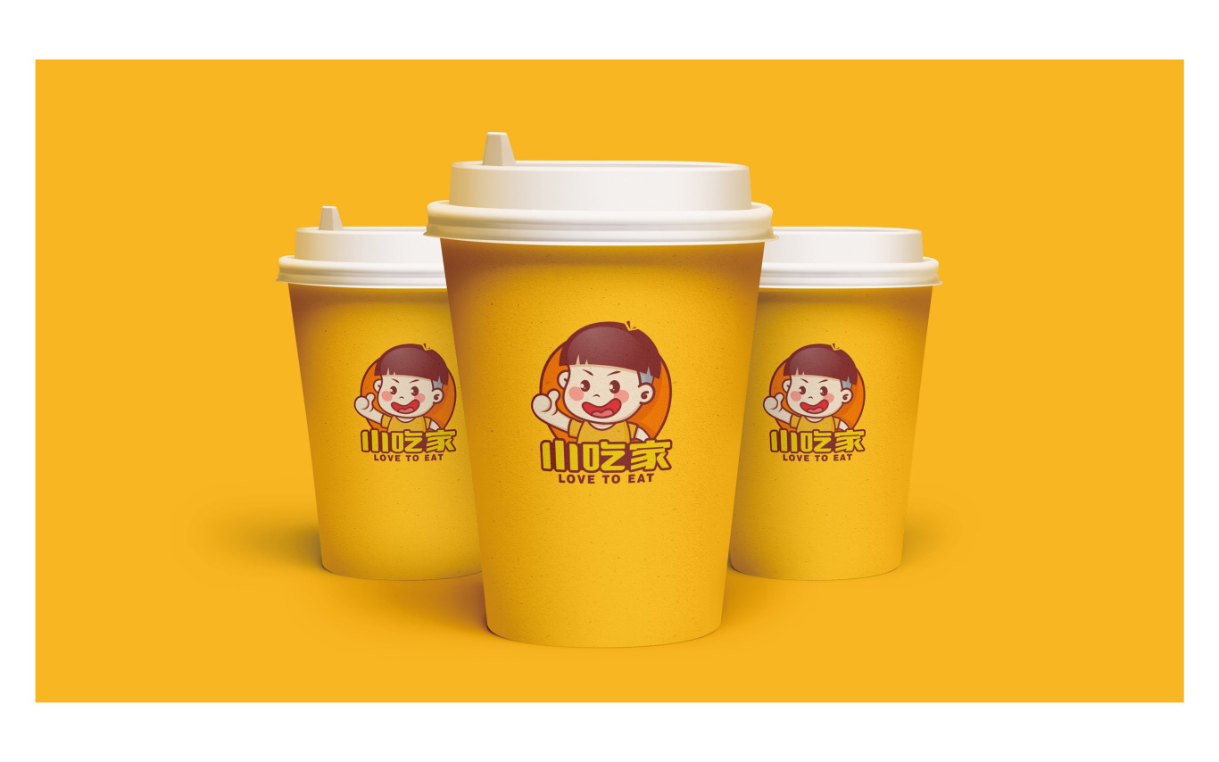 小吃家餐饮品牌logo设计图7