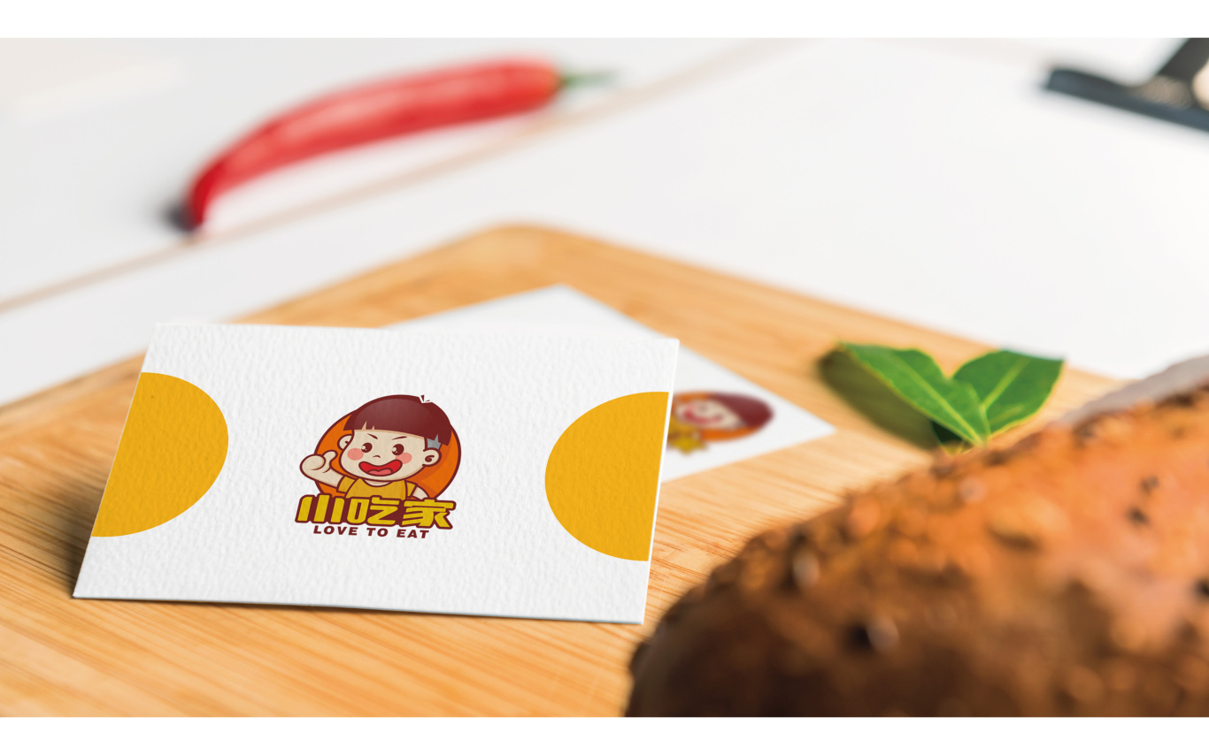 小吃家餐饮品牌logo设计图6
