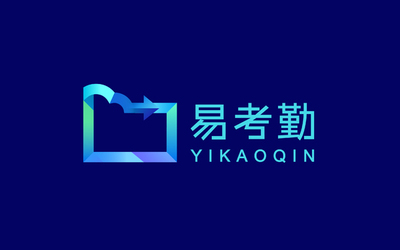 北京易考勤logo设计