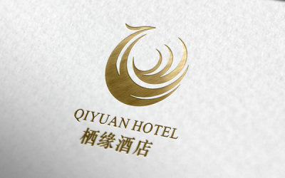 棲緣酒店logo設計