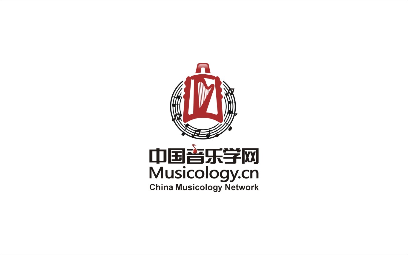 中国音乐学网LOGO设计图2