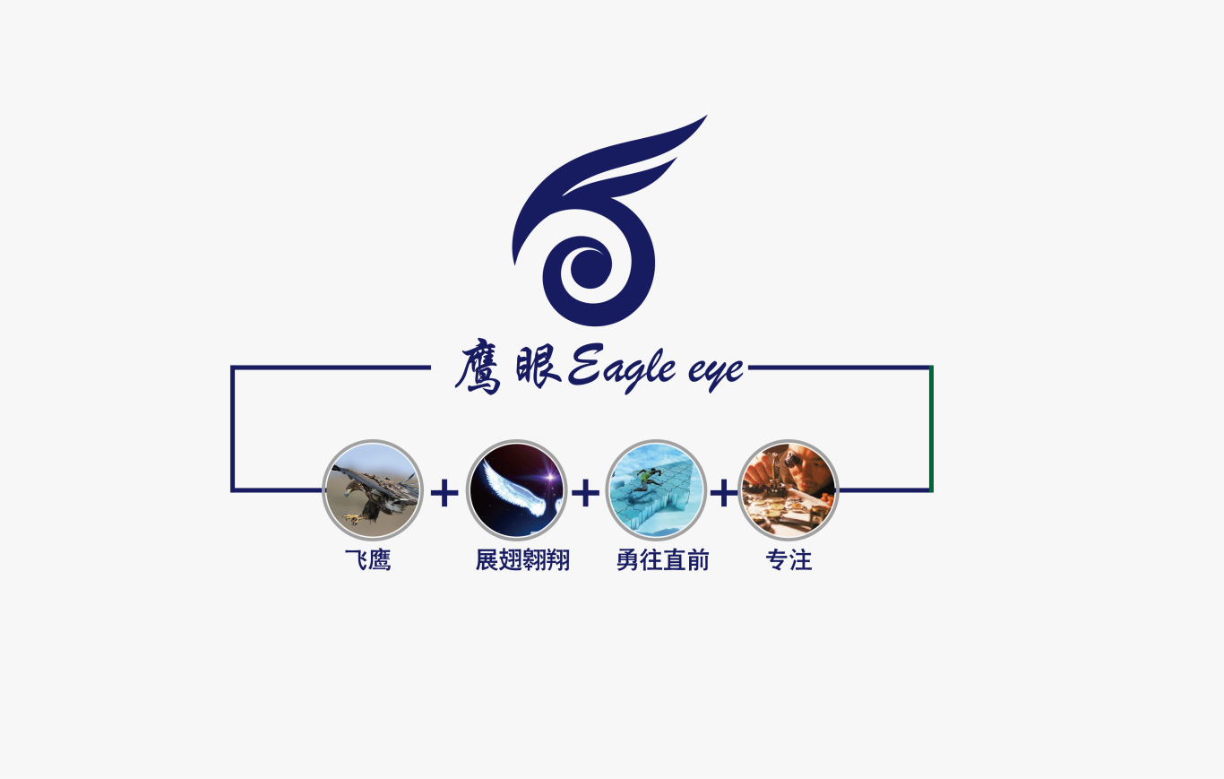 鹰眼电子设备商标设计图2