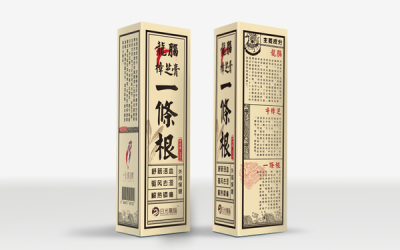 龍腦樟芝膏包裝盒設計