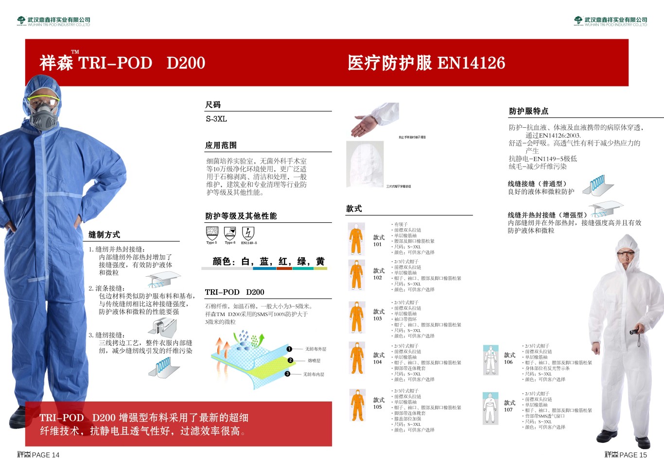 化学防护服画册设计图6
