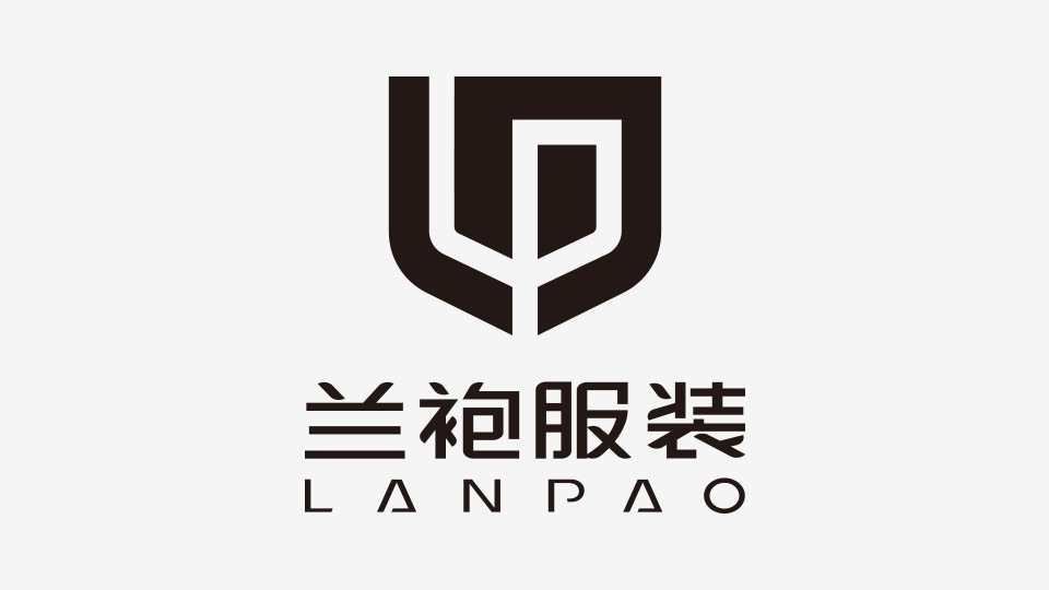 兰兰袍服装logo设计