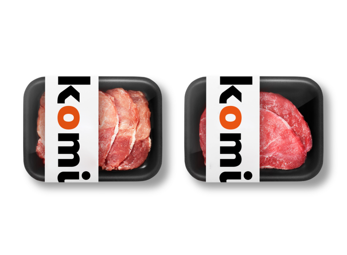  komi海鲜牛排自助餐厅 品牌logo设计图7