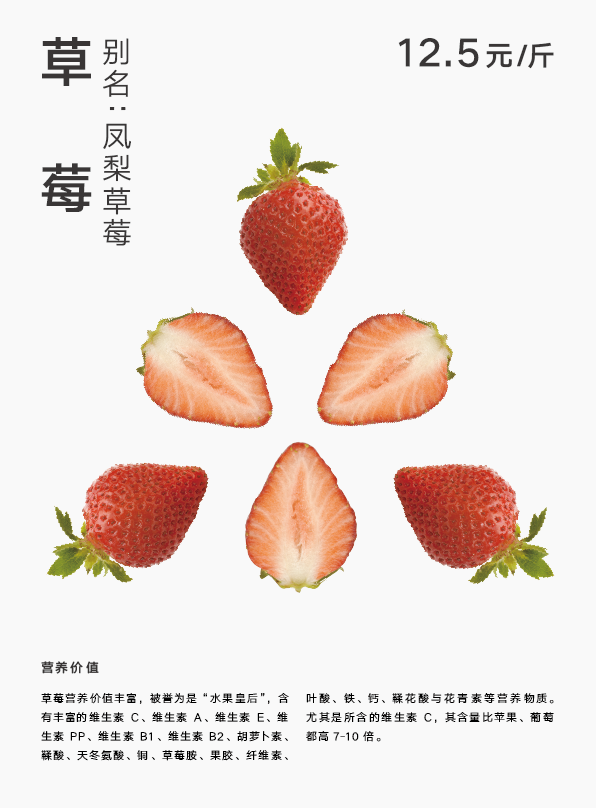 【果蔬系列傳單】系列傳單海報設計圖1