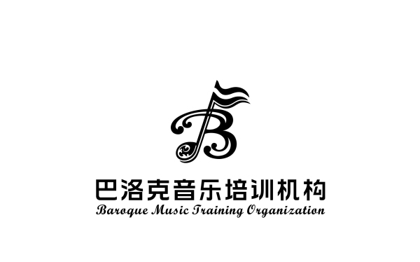 石家庄巴洛克音乐培训机构LOGO设计