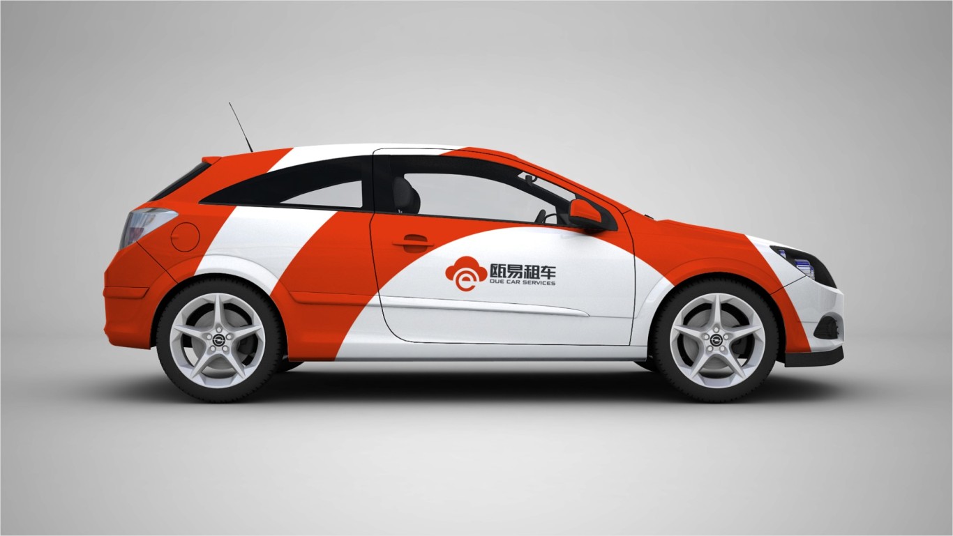 温州瓯易租车互联网租车品牌标志设计图4