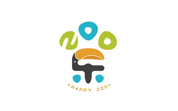 樂ZOO動物園LOGO設計