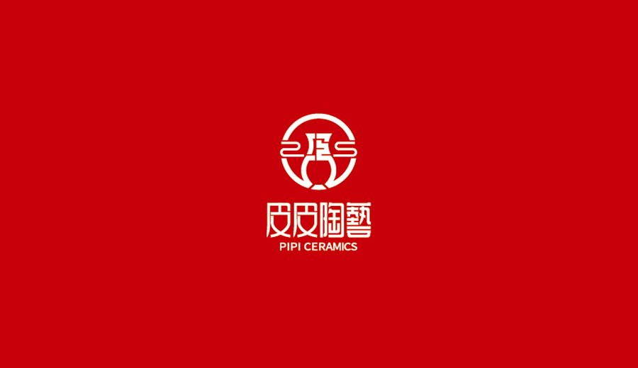 皮皮陶艺LOGO设计图4