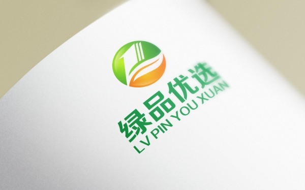 綠品優選logo設計方案