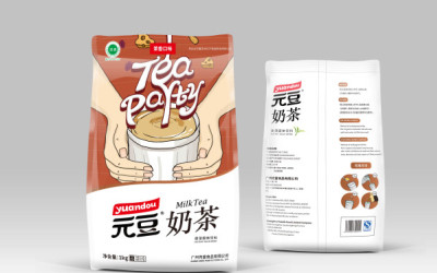 “元豆”咖啡/奶茶包装设计