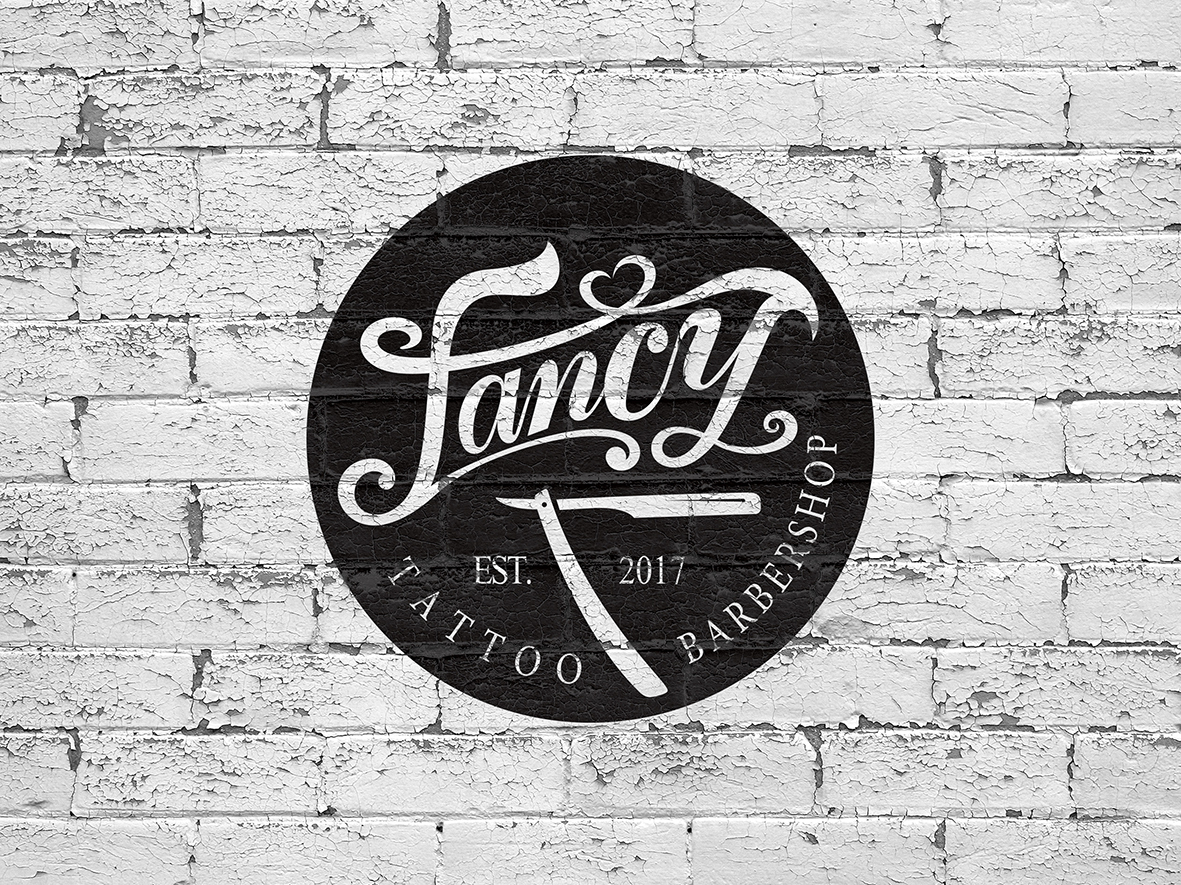 fancy 理发会所logo设计图2