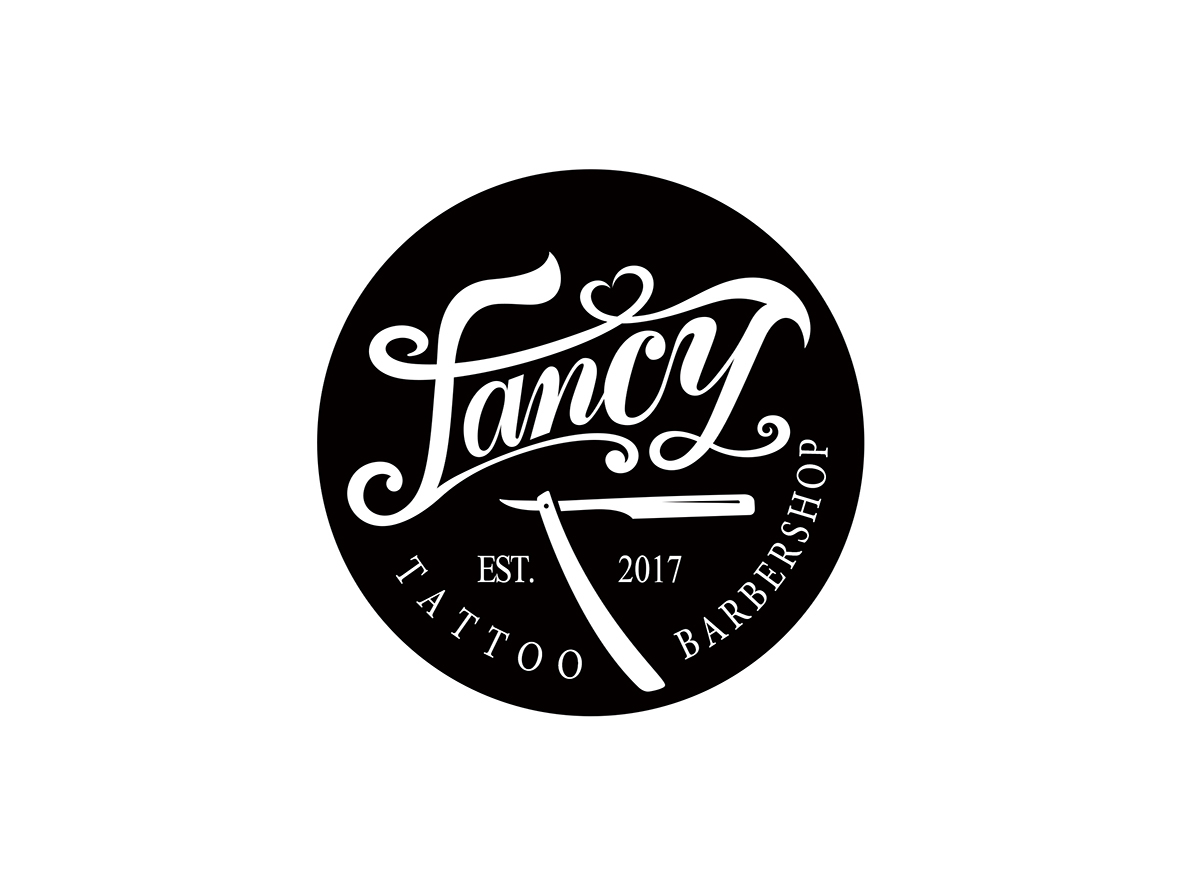 fancy 理发会所logo设计图1