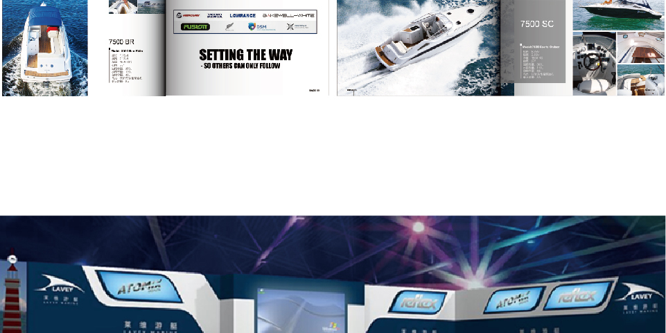 莱维游艇品牌设计 VI设计 展会画册网站设计图11