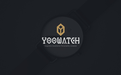 yoowatch智能手表品牌logo设...