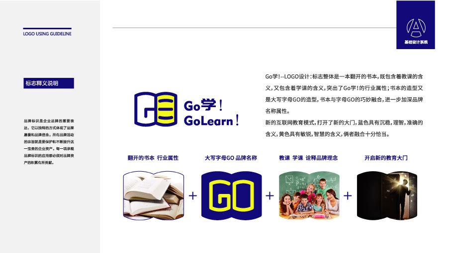 Go学教育品牌LOGO设计中标图4