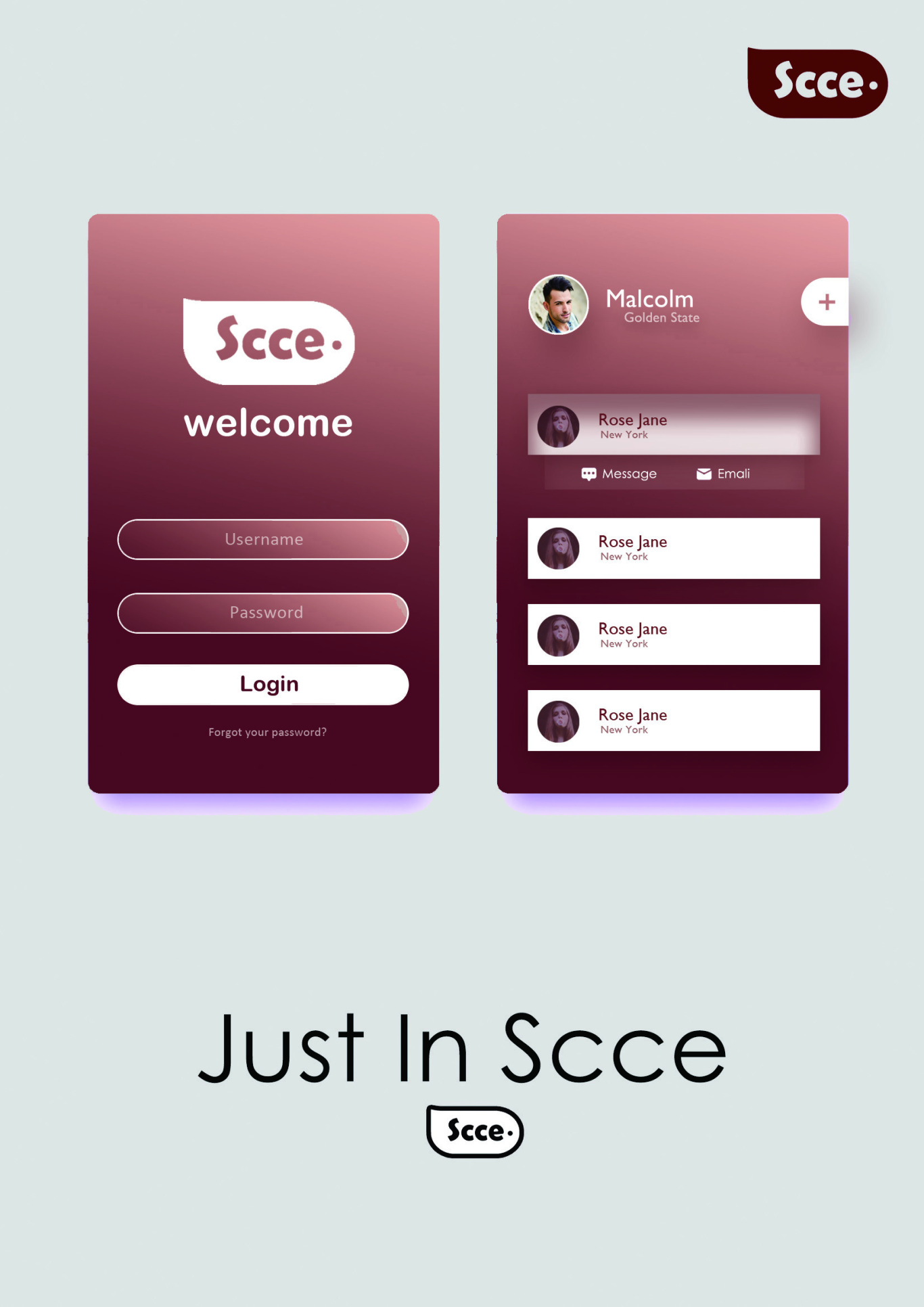 SCCE社交网站项目VI方案图1