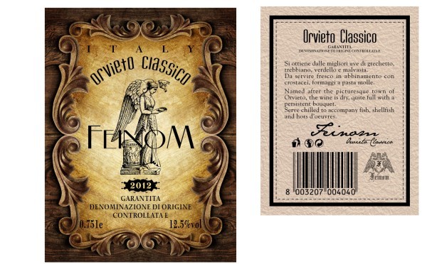 意大利翡诺姆葡萄酒标签设计
