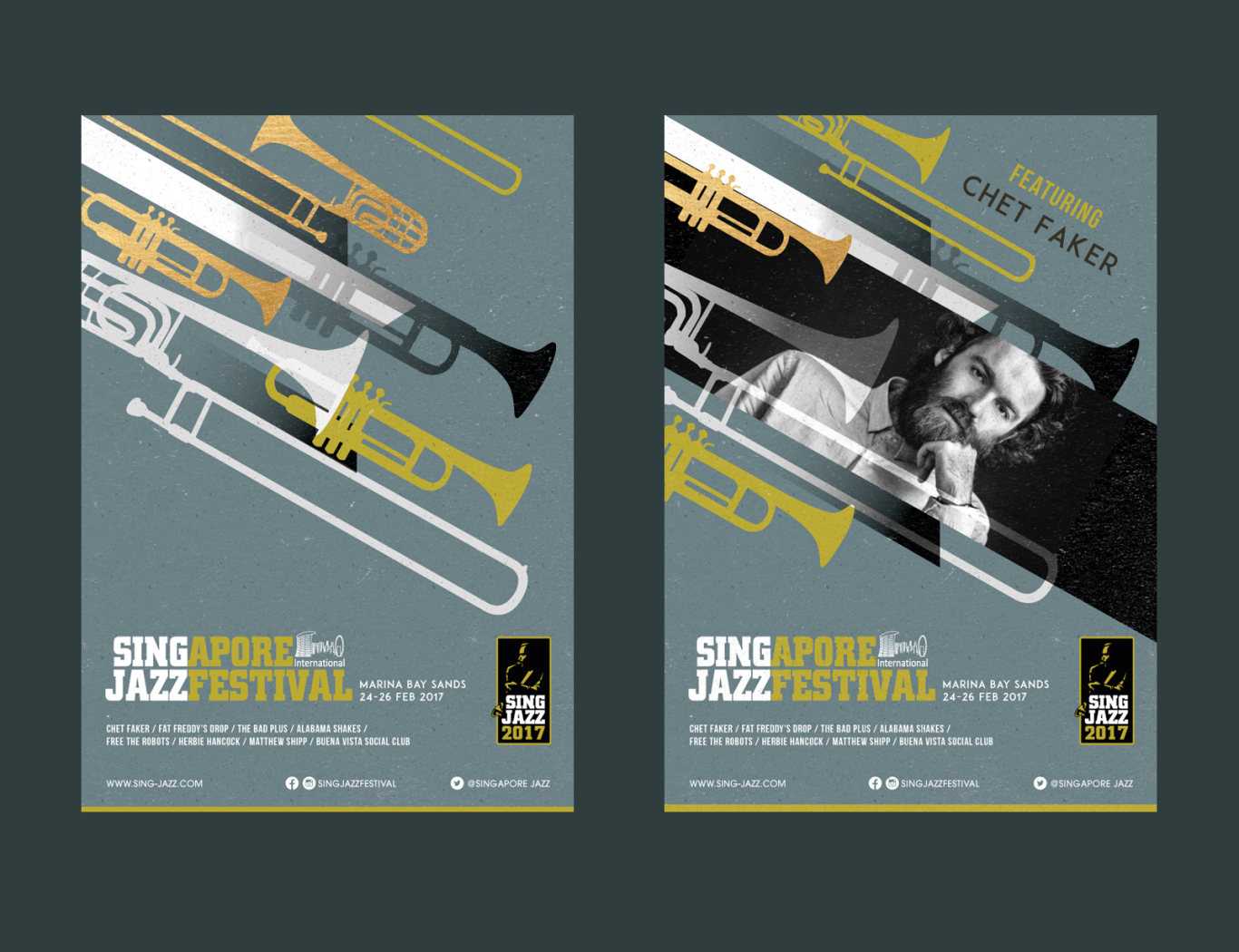 新加坡爵士音樂節海报设计图0