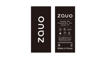 zauo服裝品牌公司宣傳單設計