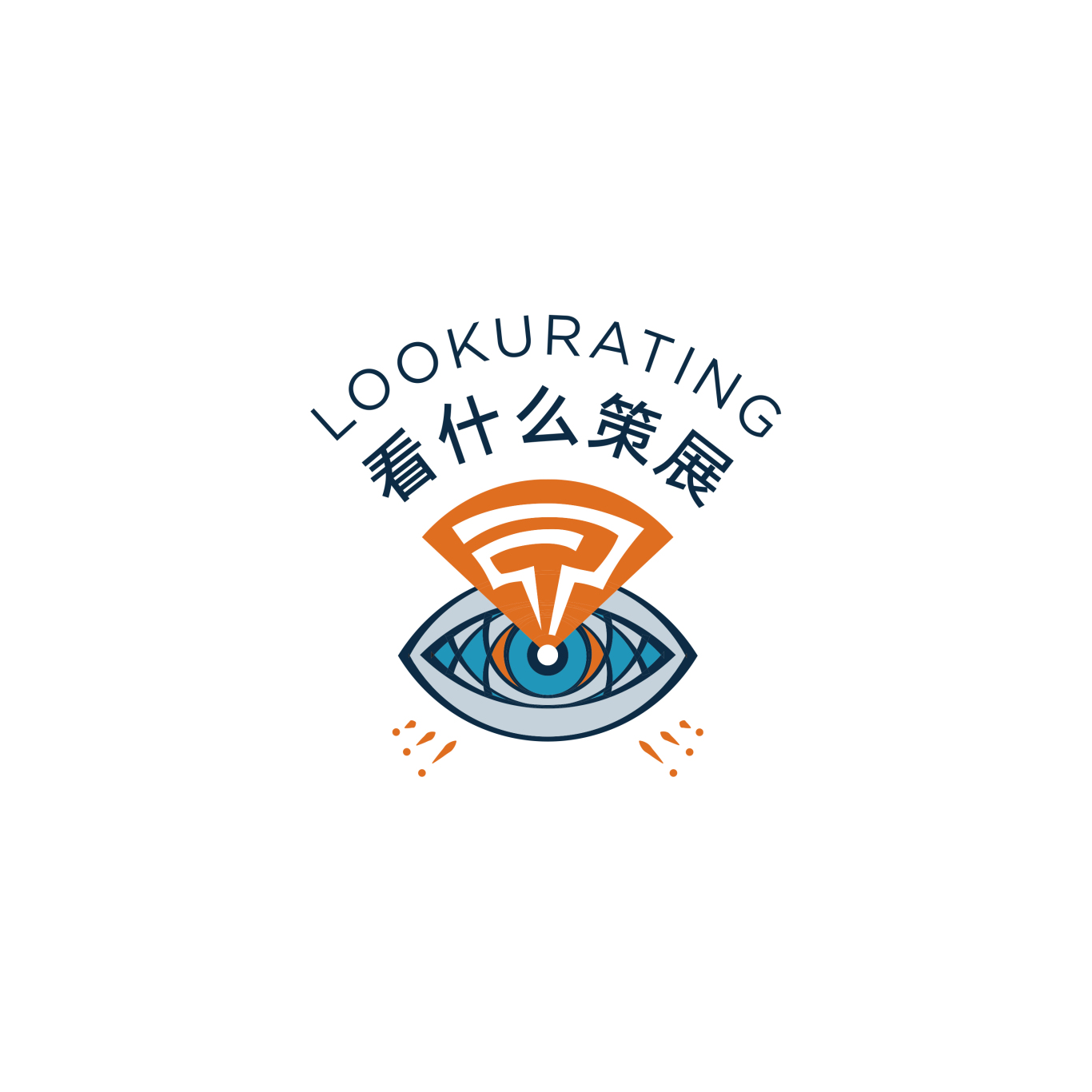 Lookurating看什么策展公司logo设计图1