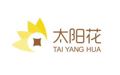 太阳花金融机构logo设计