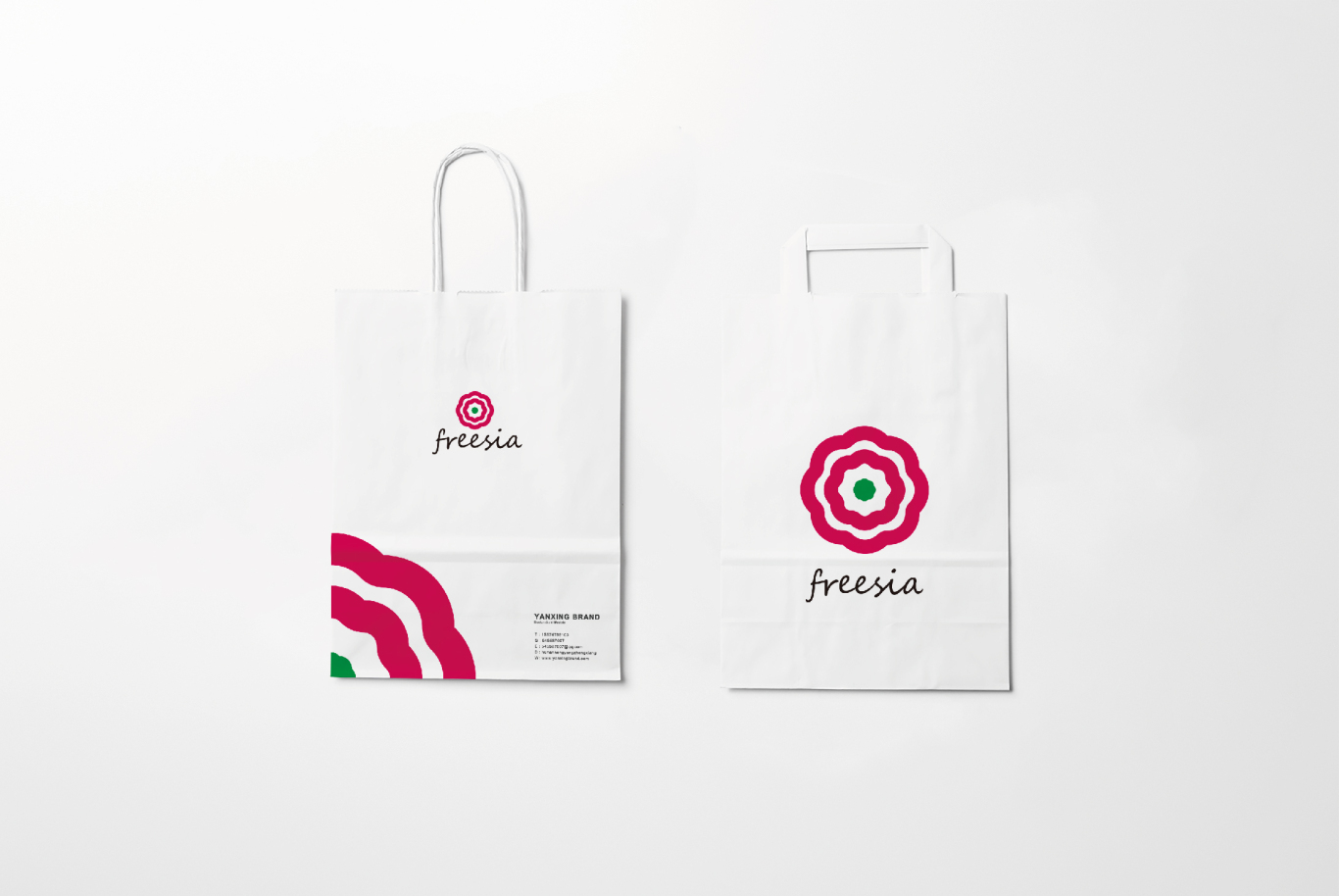 《freesia花店》品牌设计图3