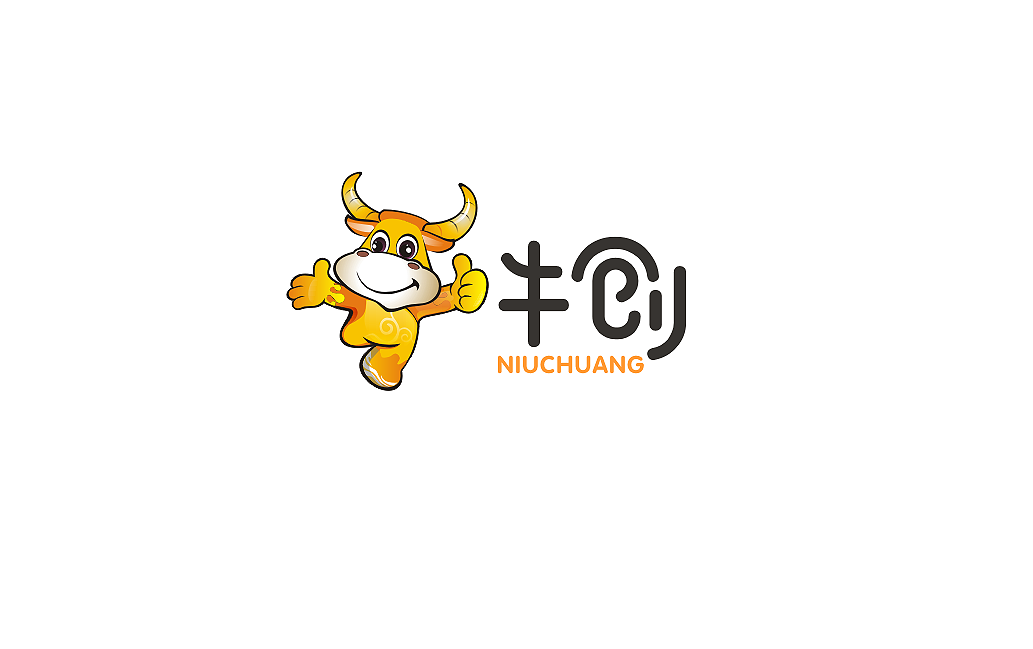 牛创卡通logo设计图1