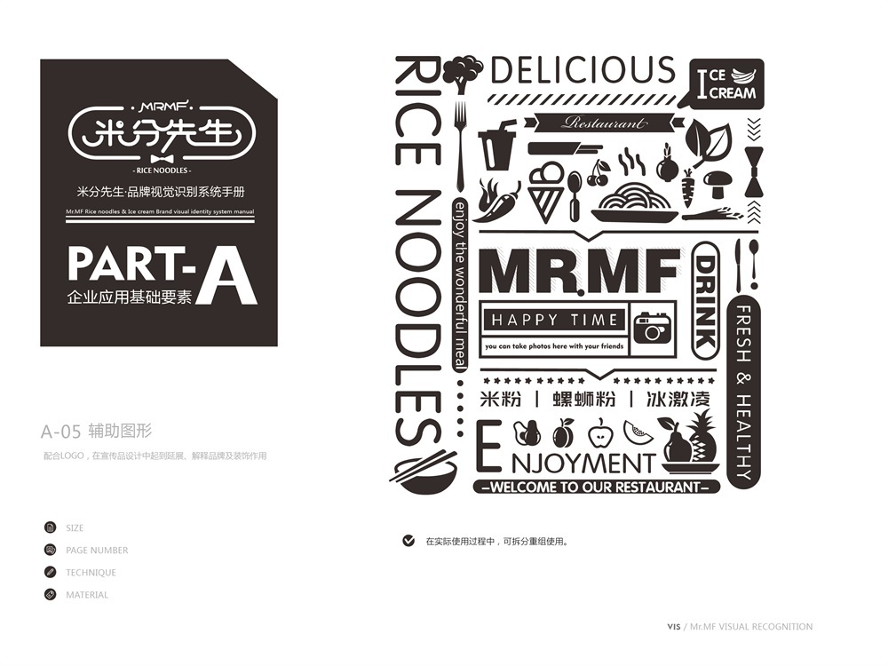 米分先生-餐饮品牌-logo+vi-萌萌少女系列图8
