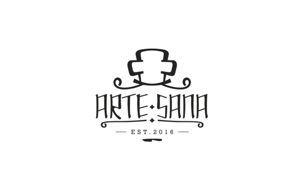 ARTE-SANA 西式快餐品牌logo設計
