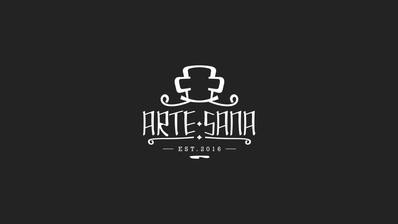 ARTE-SANA 西式快餐品牌logo设计图1
