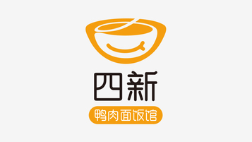 四新鴨肉面飯館LOGO設(shè)計(jì)