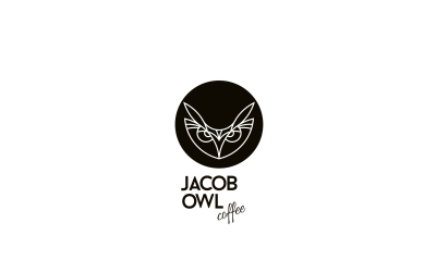 jacob owl 咖啡品牌logo设...