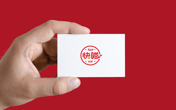 快喵餐飲logo設計