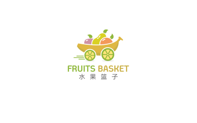 水果篮子品牌标识设计
